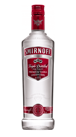 shmirnoff vodka bottle